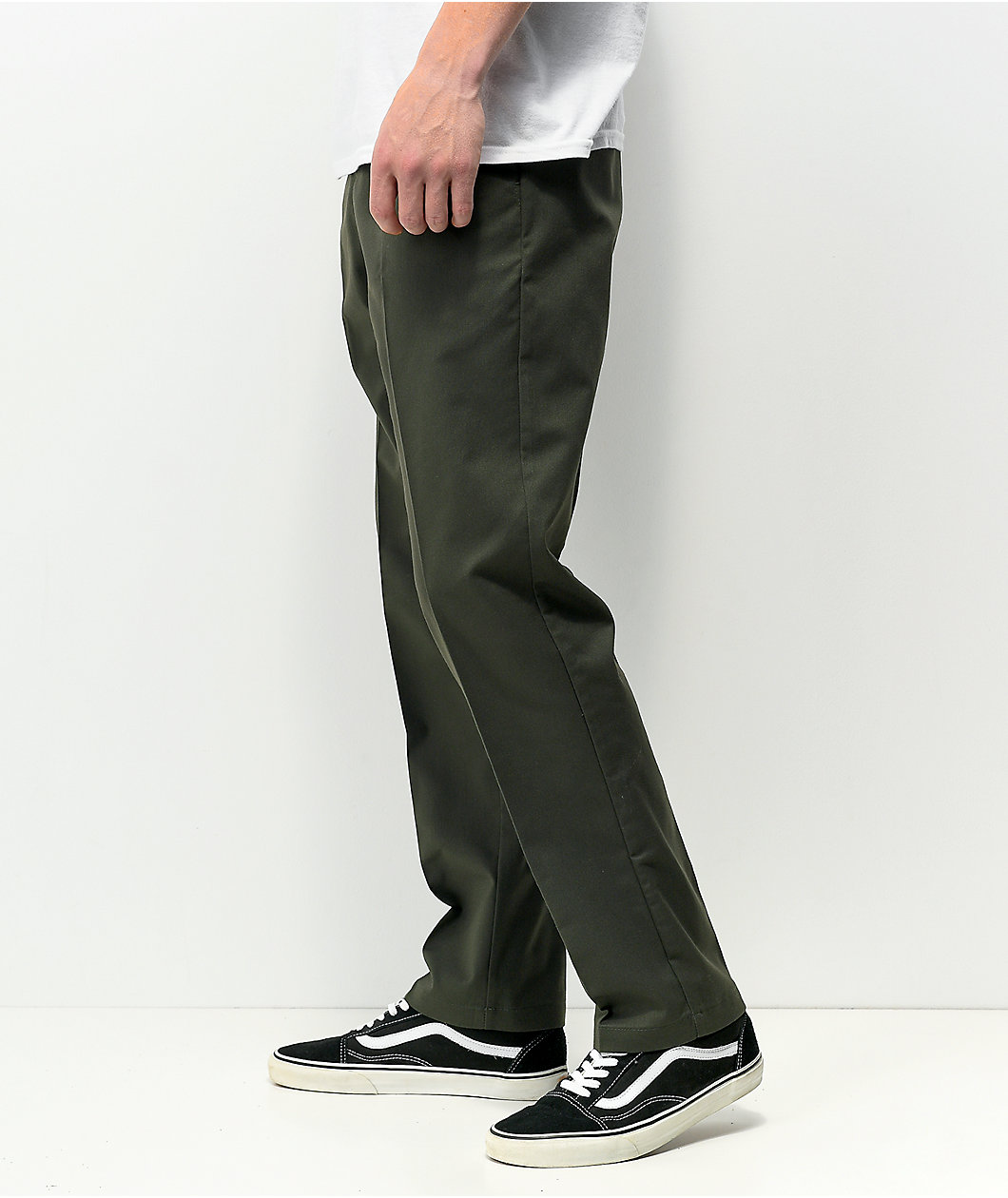 Dickies Skate Slim Straight Olive Chino Pants