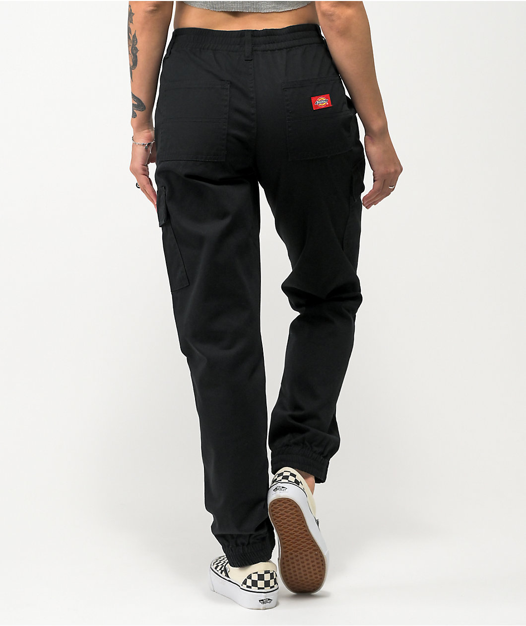 Dickies Slash Pocket Black Cargo Jogger Pants