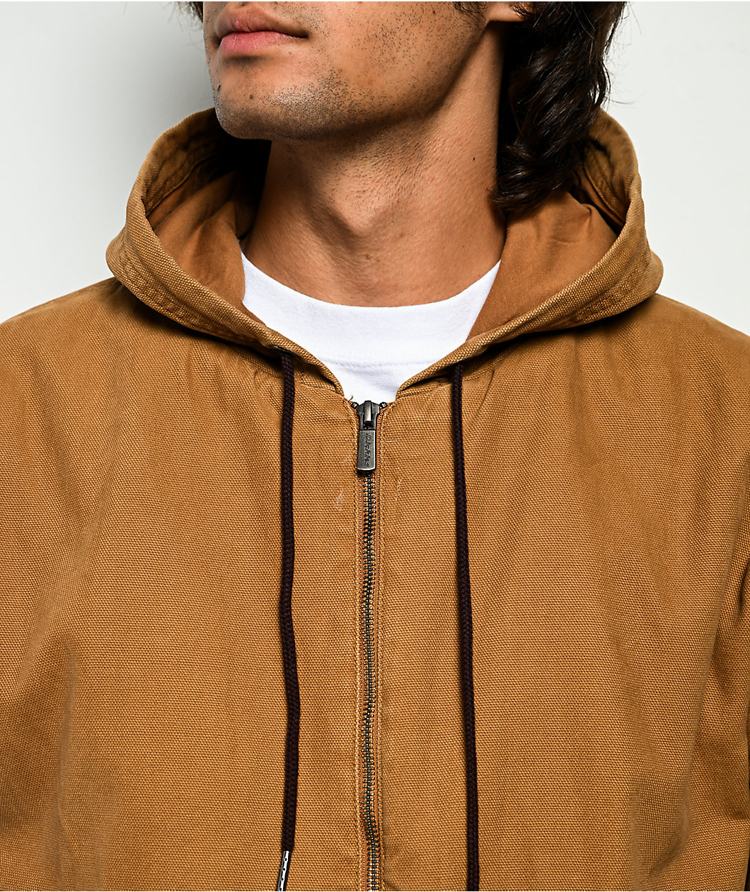 Dickies Stonewashed Duck Hooded Bomber Jacket