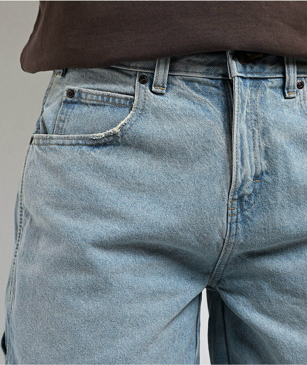 Dickies Worn-In Light Blue Wash Carpenter Shorts