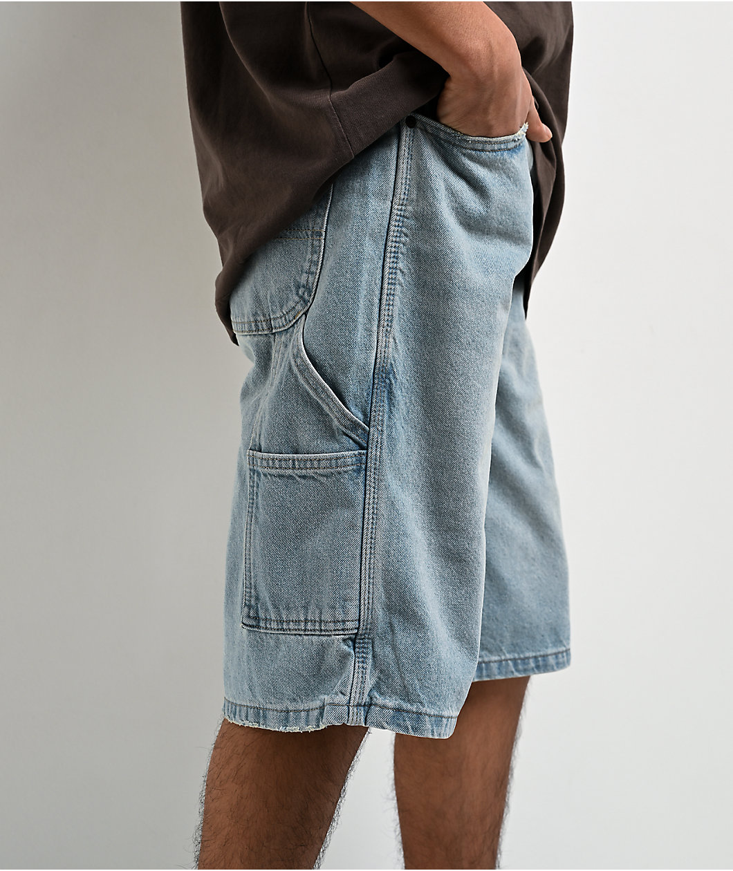 Dickies Worn-In Light Blue Wash Carpenter Shorts