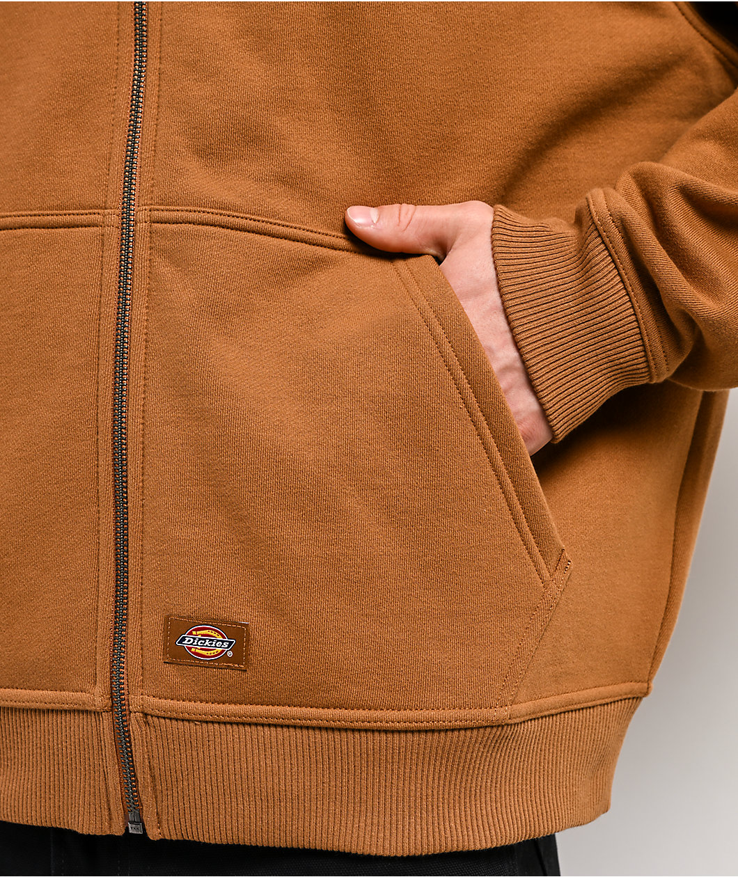 Dickies x Thrasher Brown Zip Hoodie