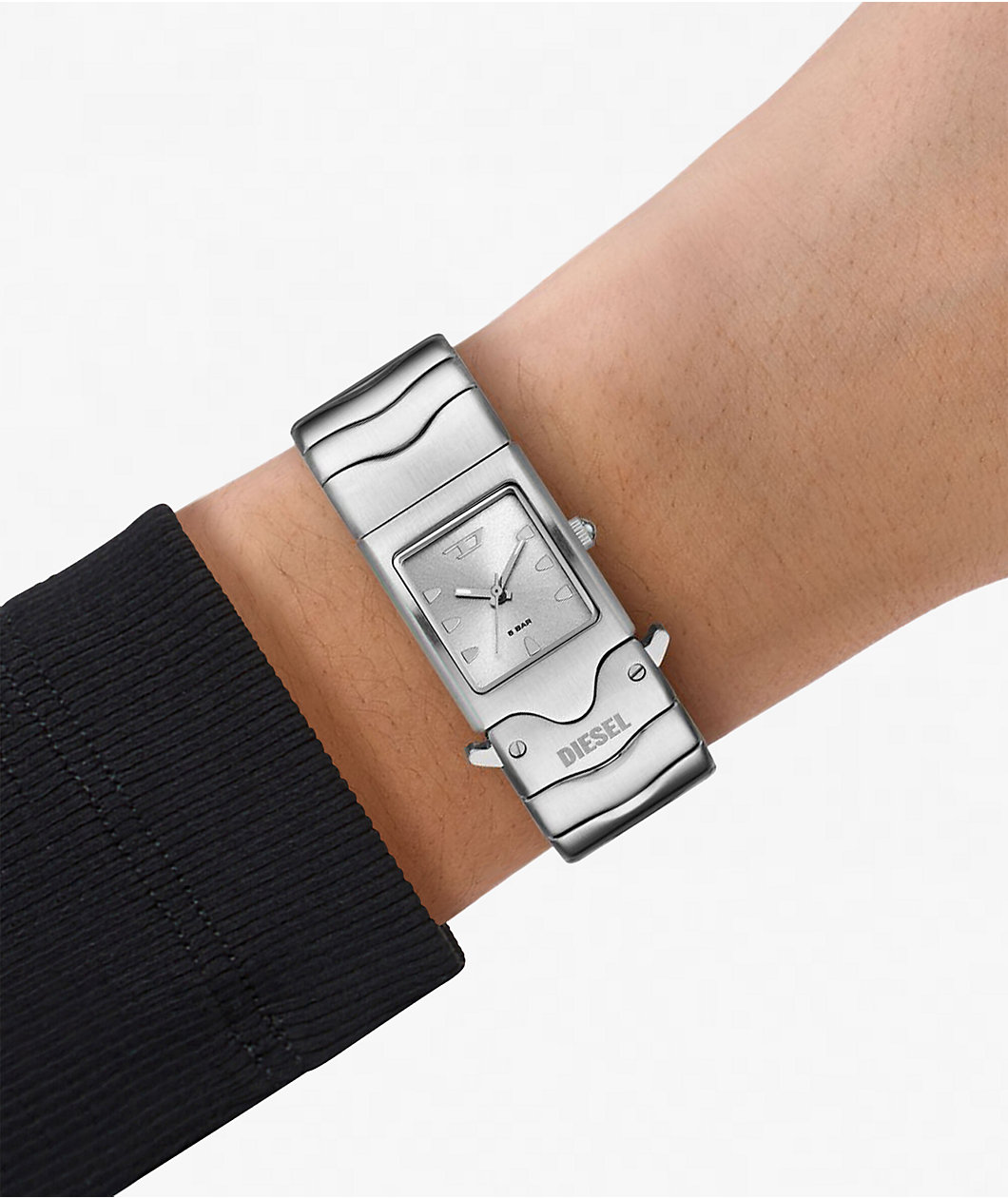 Diesel Closer Silver Analog Watch