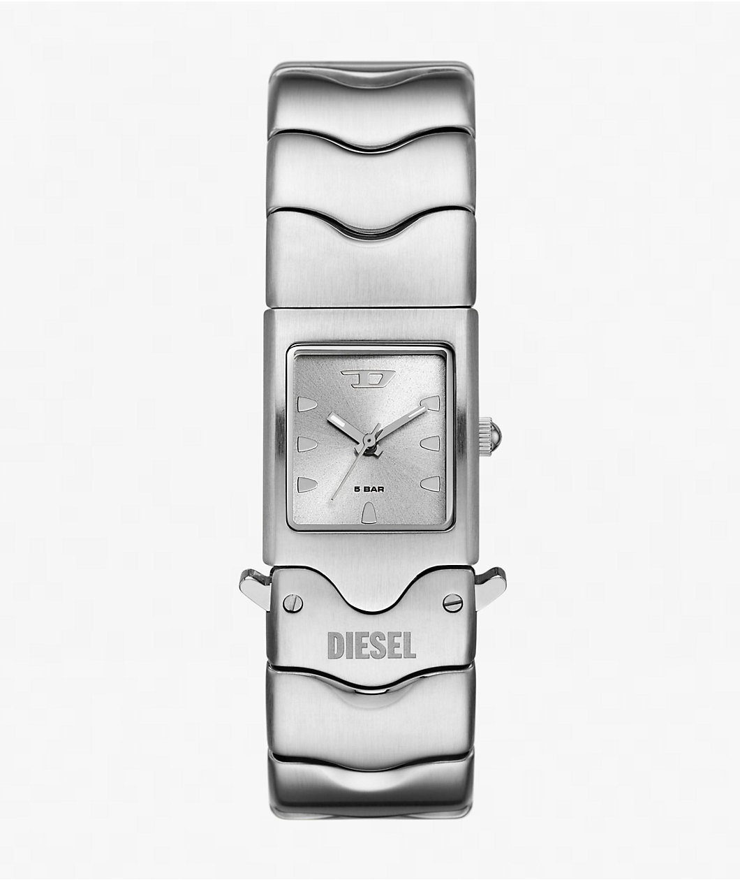 Diesel Closer Silver Analog Watch