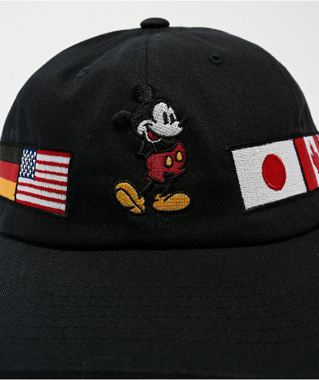 Disney x HUF Mickey Mouse World Tour Navy Snapback Hat
