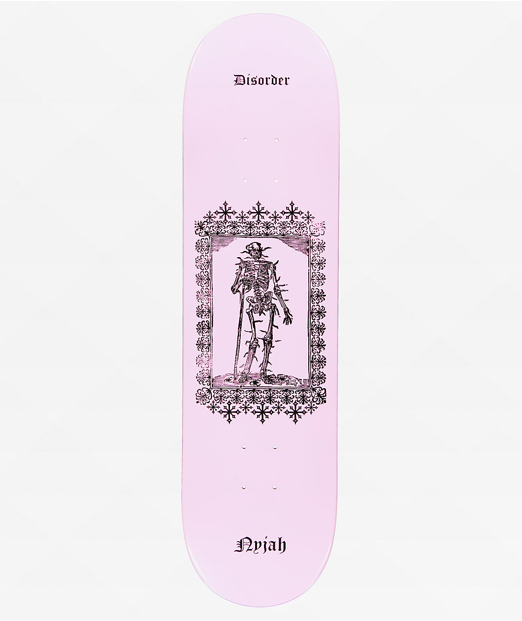Disorder Nyjah Skeletal Jah 8.25" Skateboard Deck