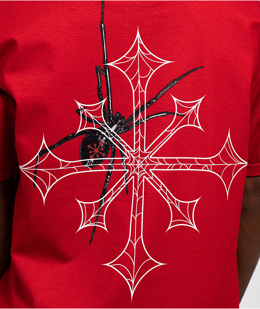 Disorder Webbed Red T-Shirt