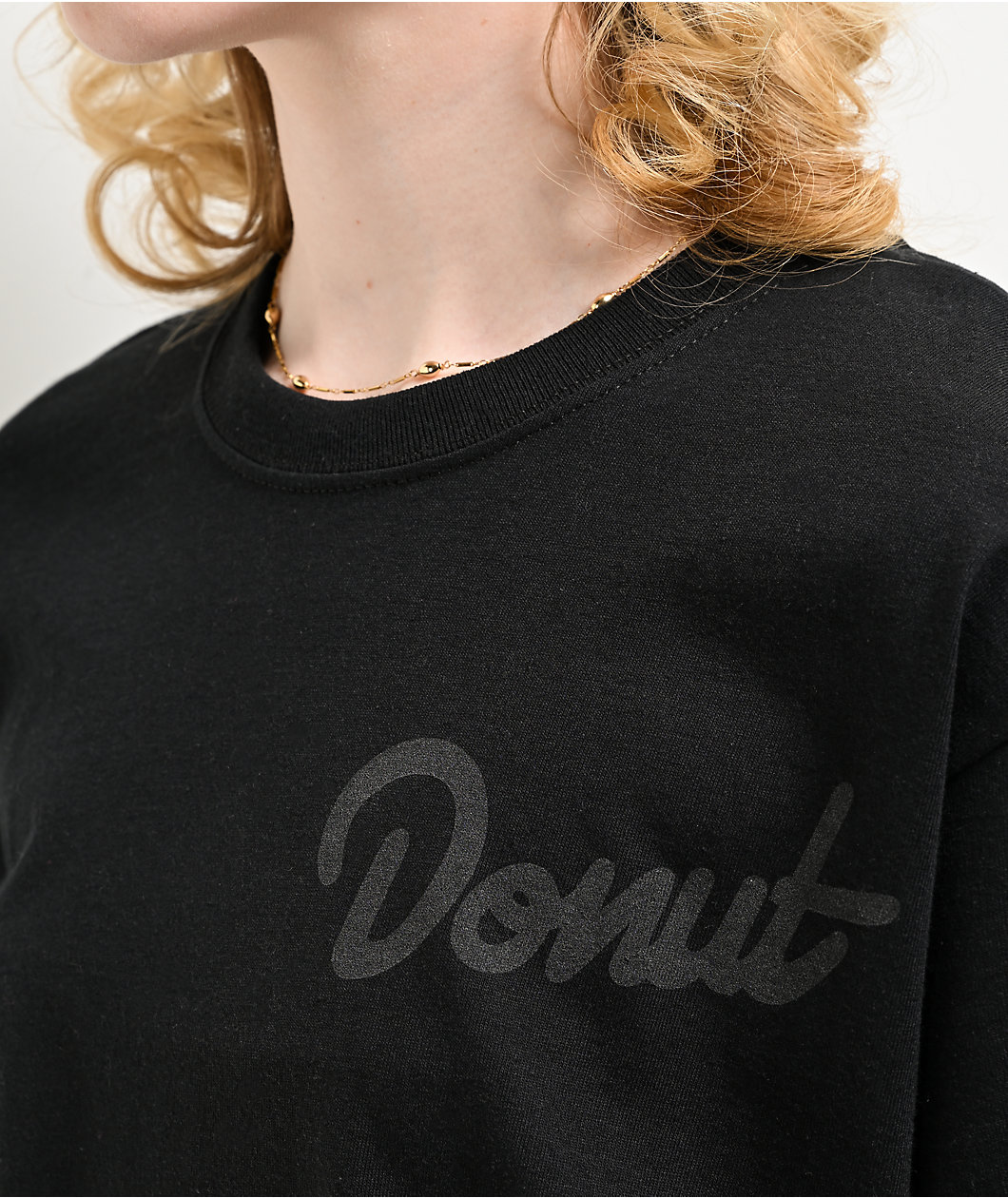 Donut Dark Mode OG Logo Black T-Shirt