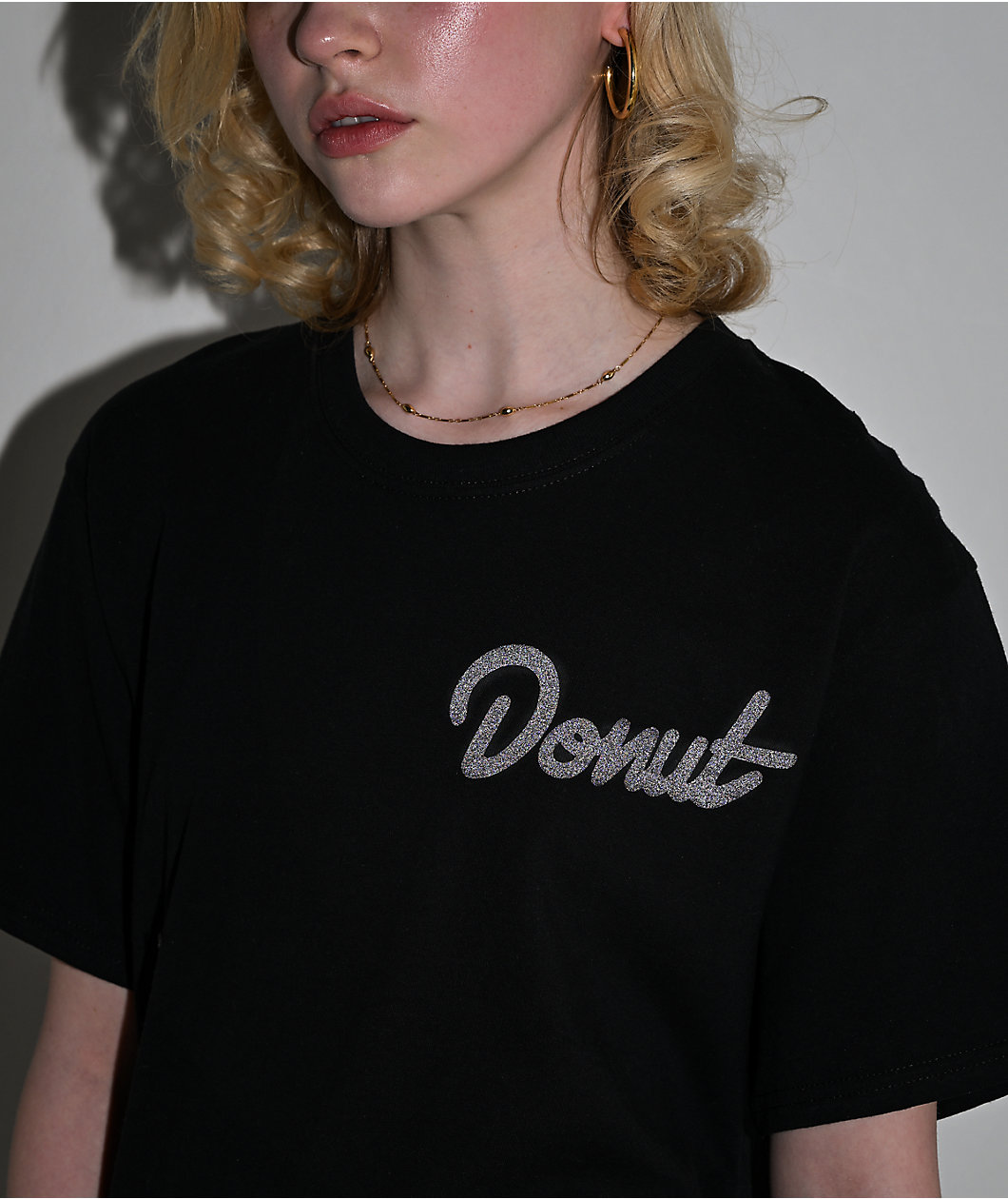 Donut Dark Mode OG Logo Black T-Shirt