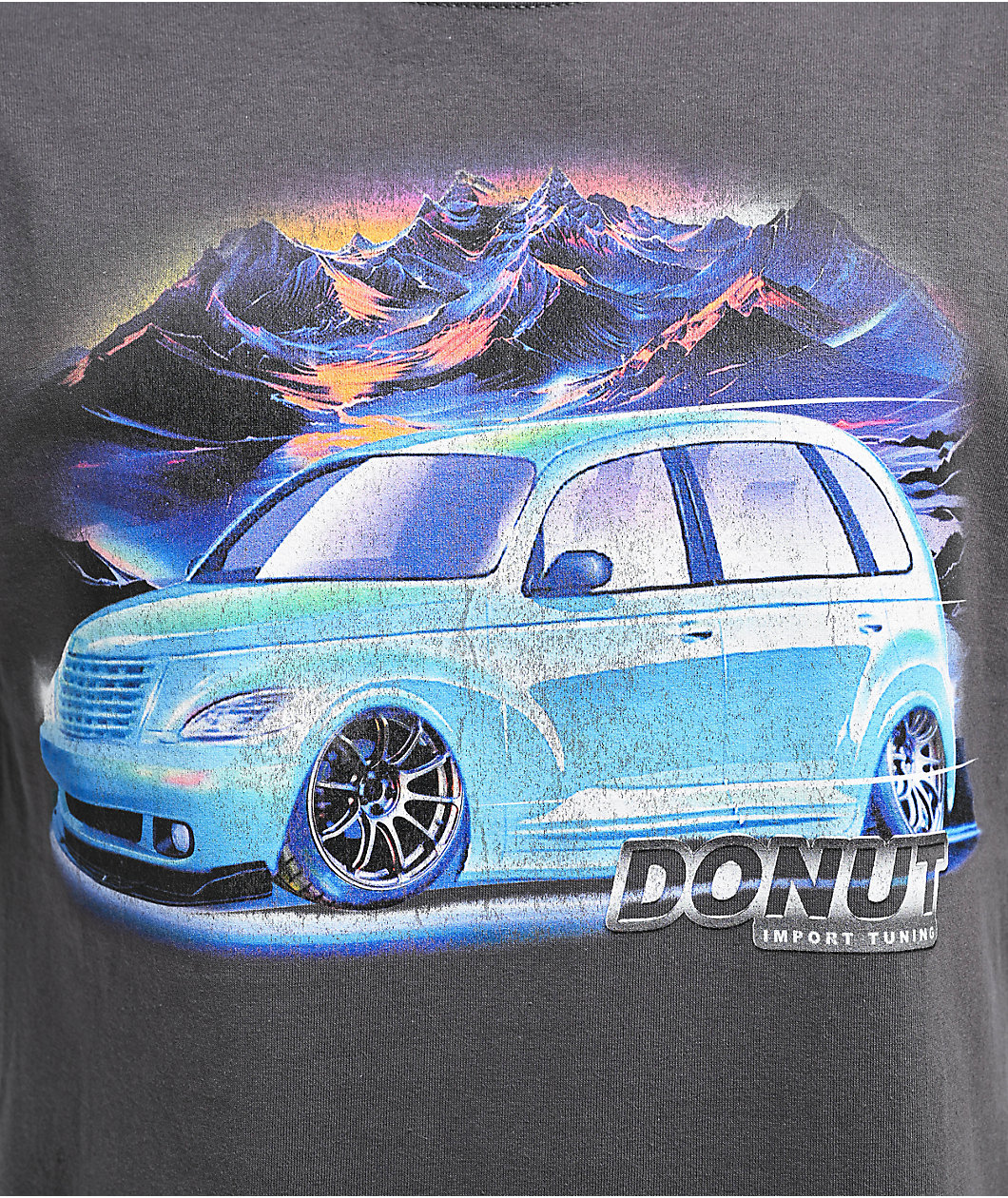 Donut Import Tuning Charcoal T-Shirt