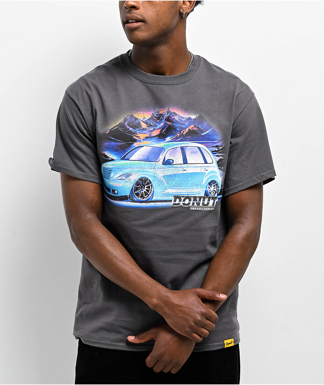 Donut Import Tuning Charcoal T-Shirt