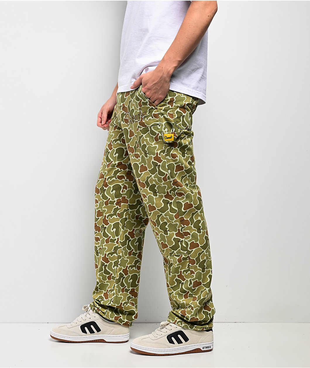 Donut Wrench Double Knee Camo Carpenter Pants