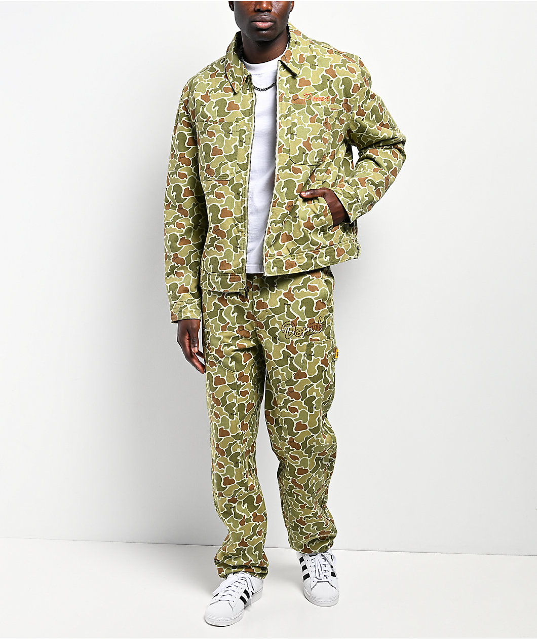 Donut Wrench Double Knee Camo Carpenter Pants