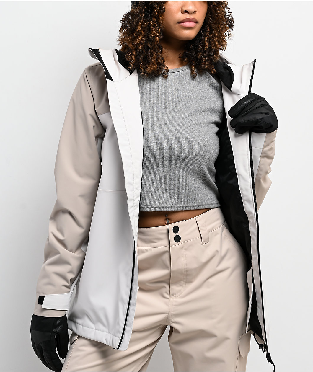 Dravus Belfair White & Natural 15K Snowboard Jacket