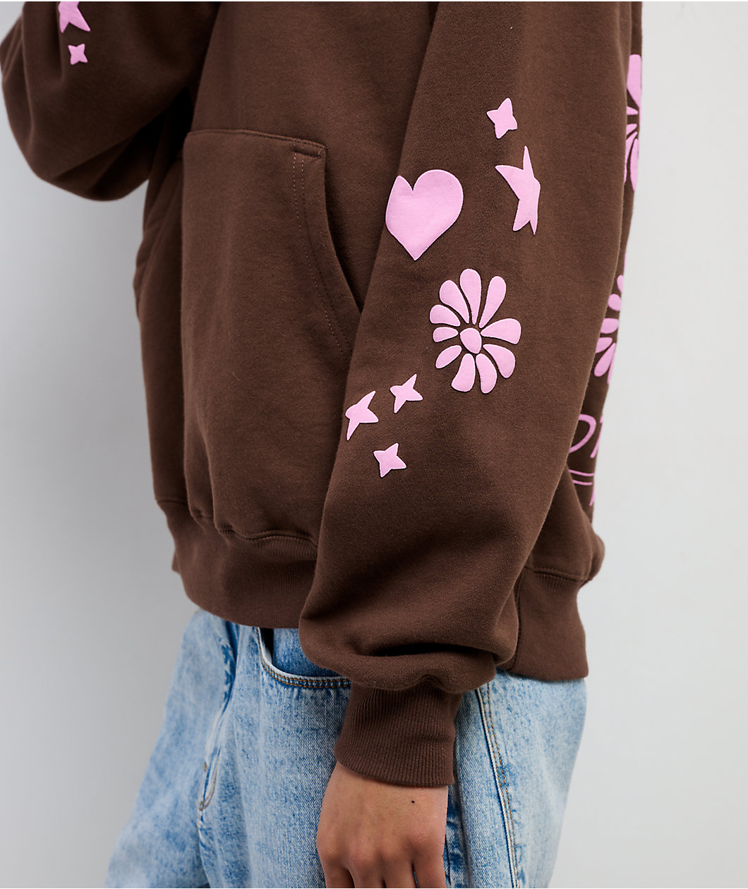 Dravus Blooming Brown Hoodie