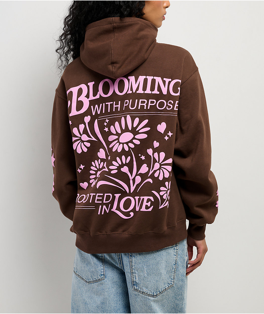 Dravus Blooming Brown Hoodie
