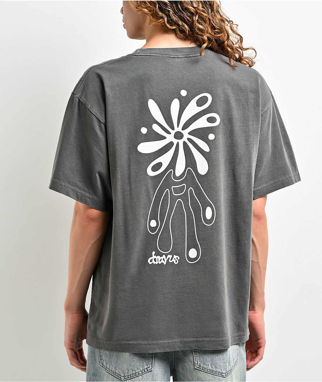 Dravus Climb Grey Wash T-Shirt