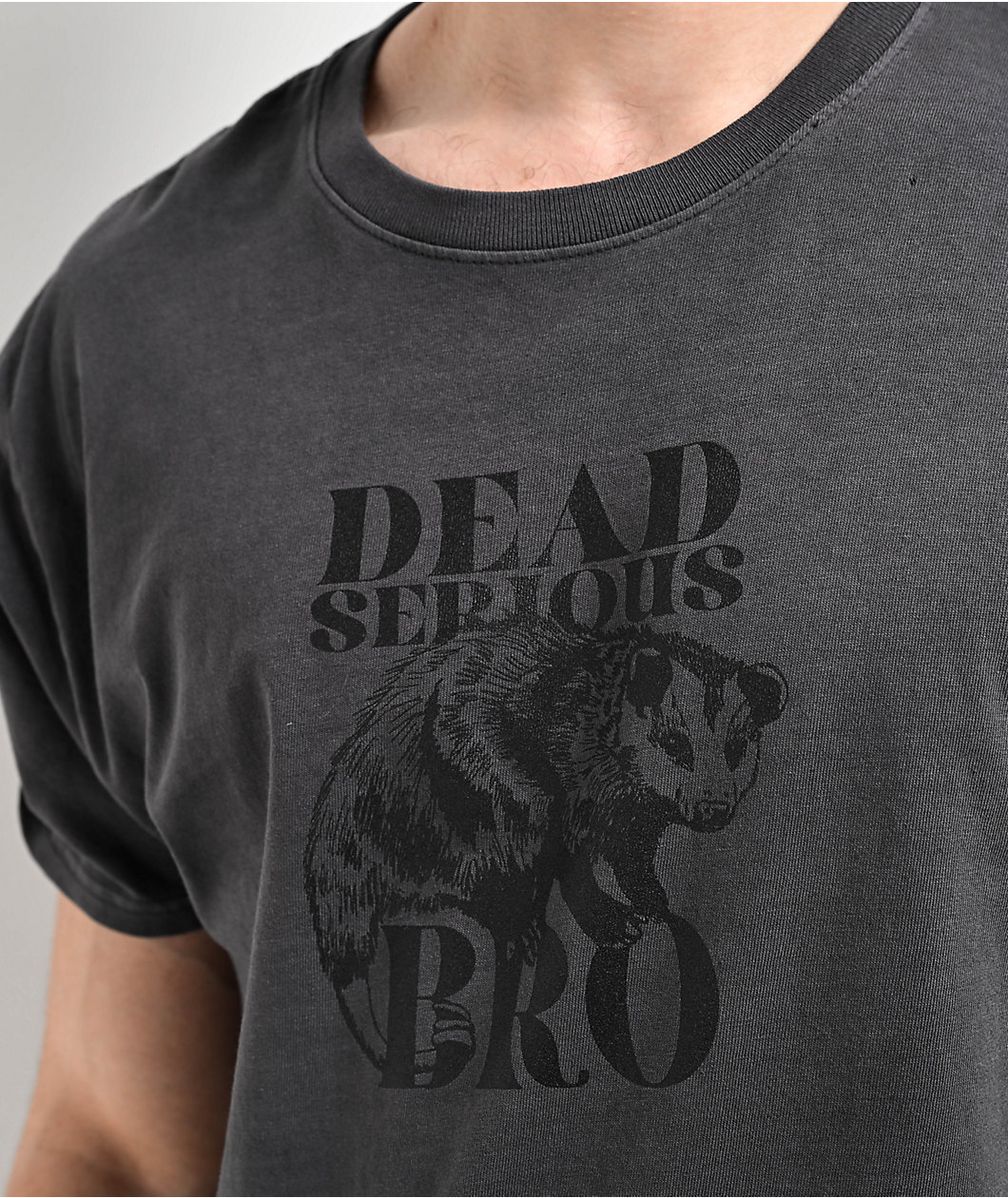 Dravus Dead Serious Grey T-Shirt