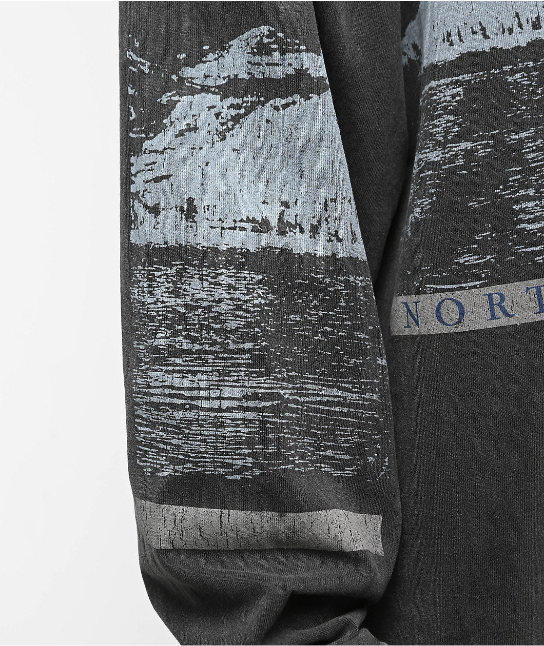 Dravus Diablo Lake Black Wash Long Sleeve T-Shirt