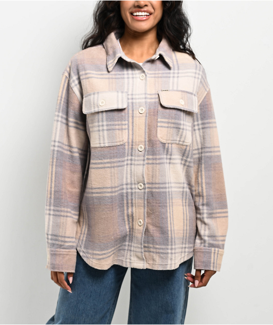 Dravus Eclipse Grey & Khaki Flannel Shirt