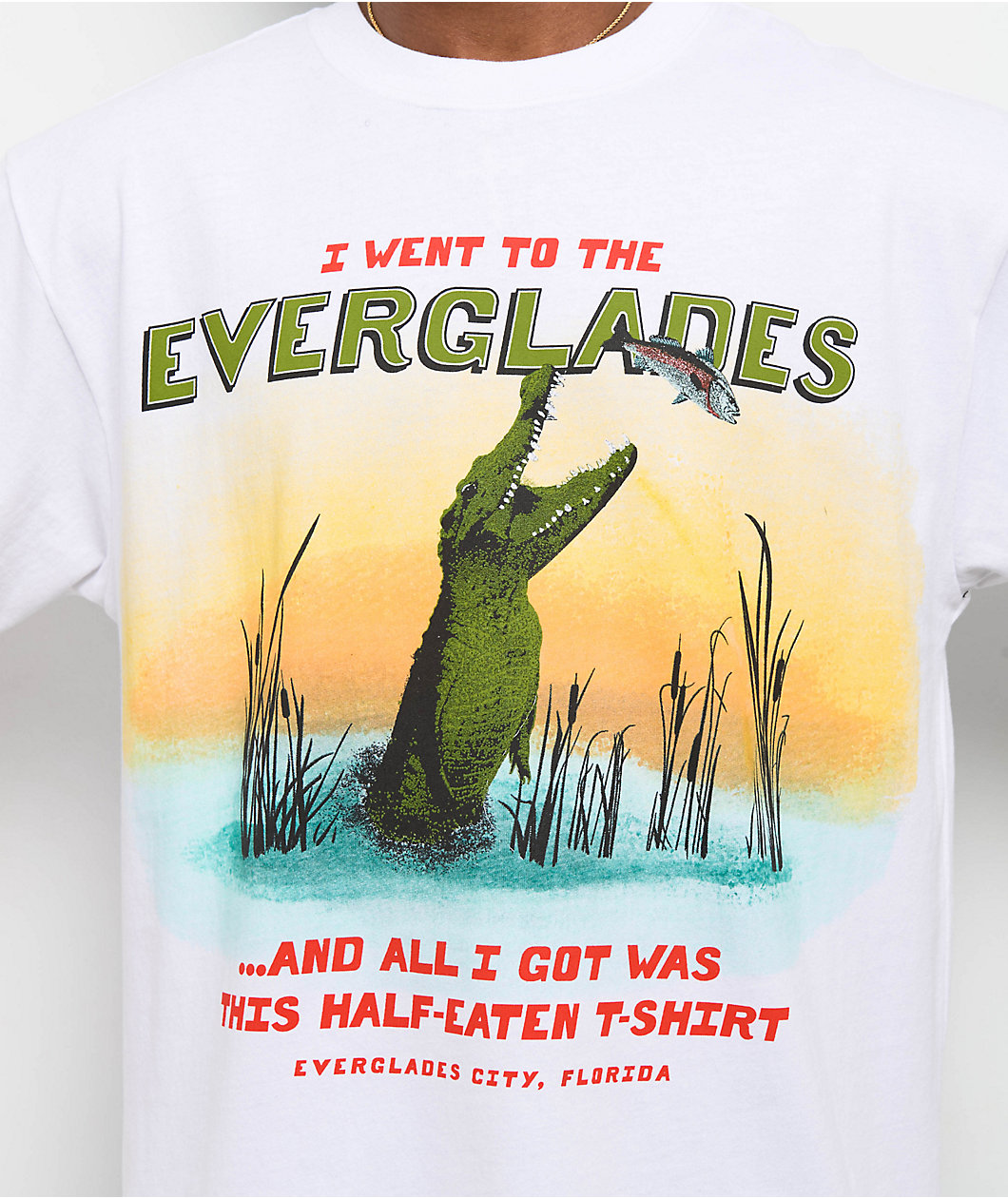 Dravus Everglades White T-Shirt