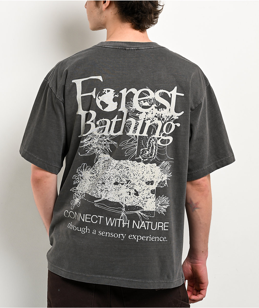 Dravus Forest Breathing Vintage Grey T-Shirt