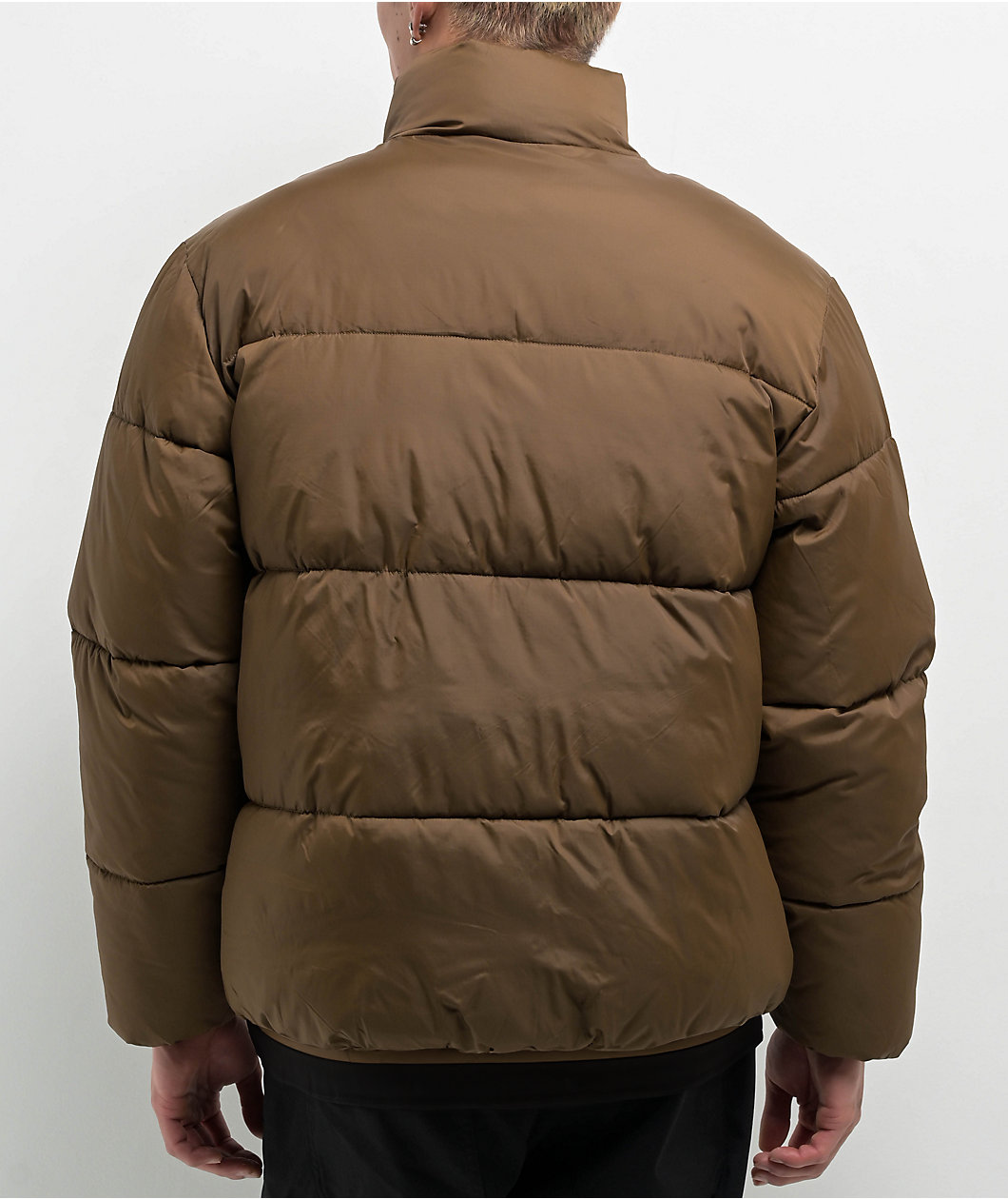 Dravus Frostbound Brown Puffer Jacket