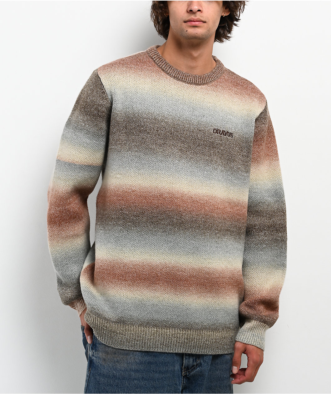 Dravus Gradient Brown Sweater