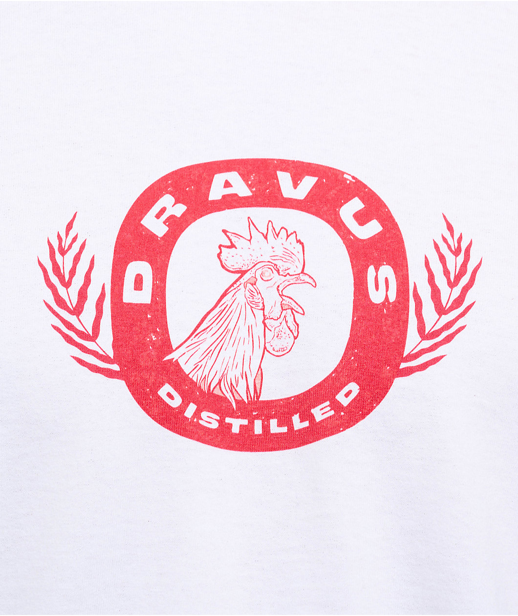 Dravus Pecking Order White Long Sleeve T-Shirt