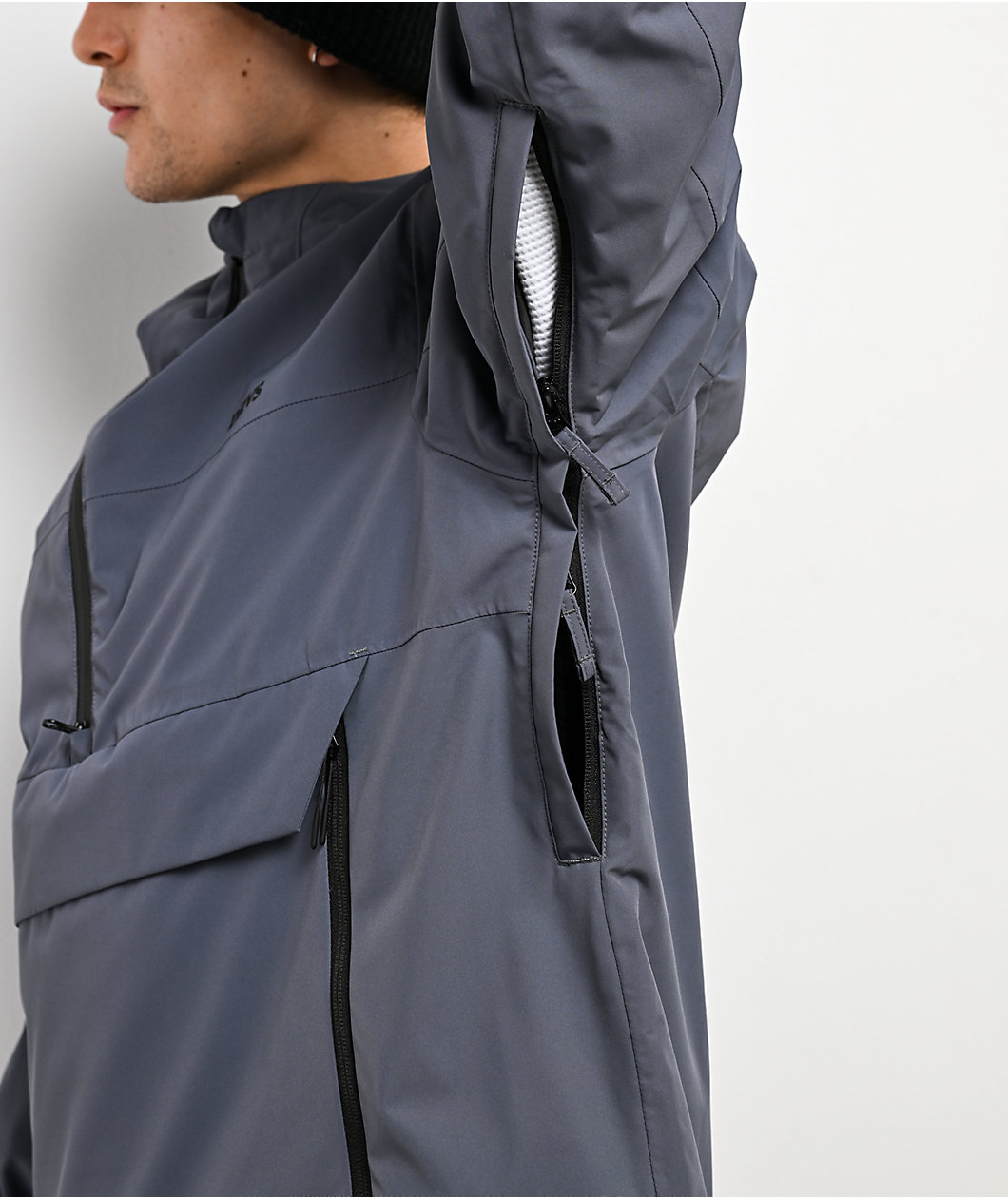 Dravus Pine Ridge Charcoal 15K Anorak Snowboard Jacket