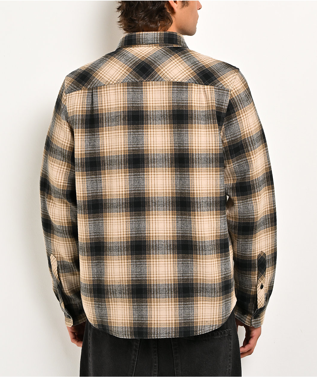 Dravus Required Brown & Navy Flannel Shirt
