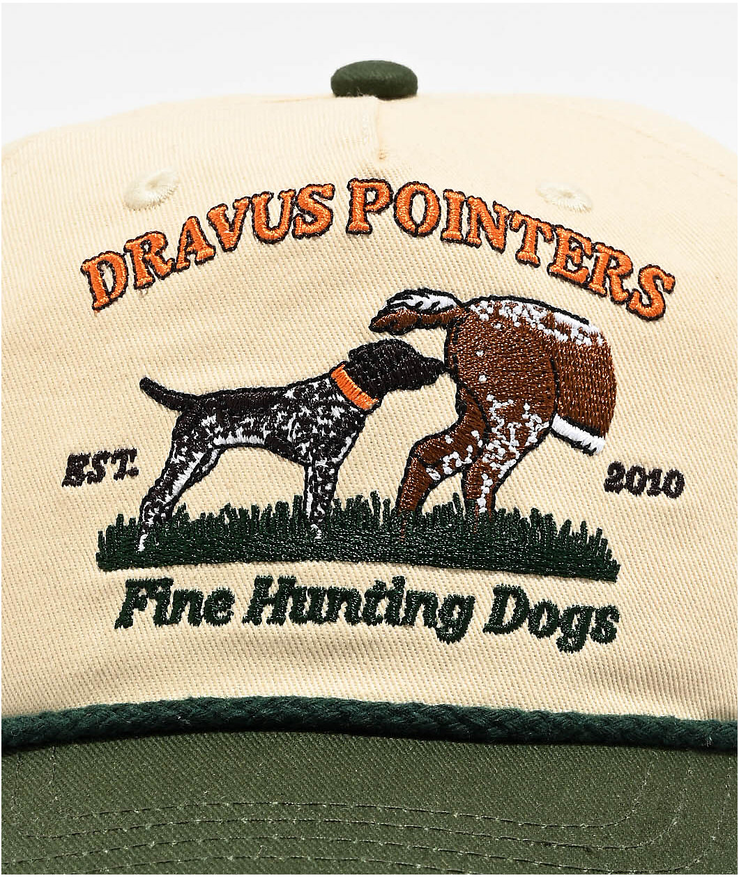 Dravus Sniff Beige & Green Snapback Hat