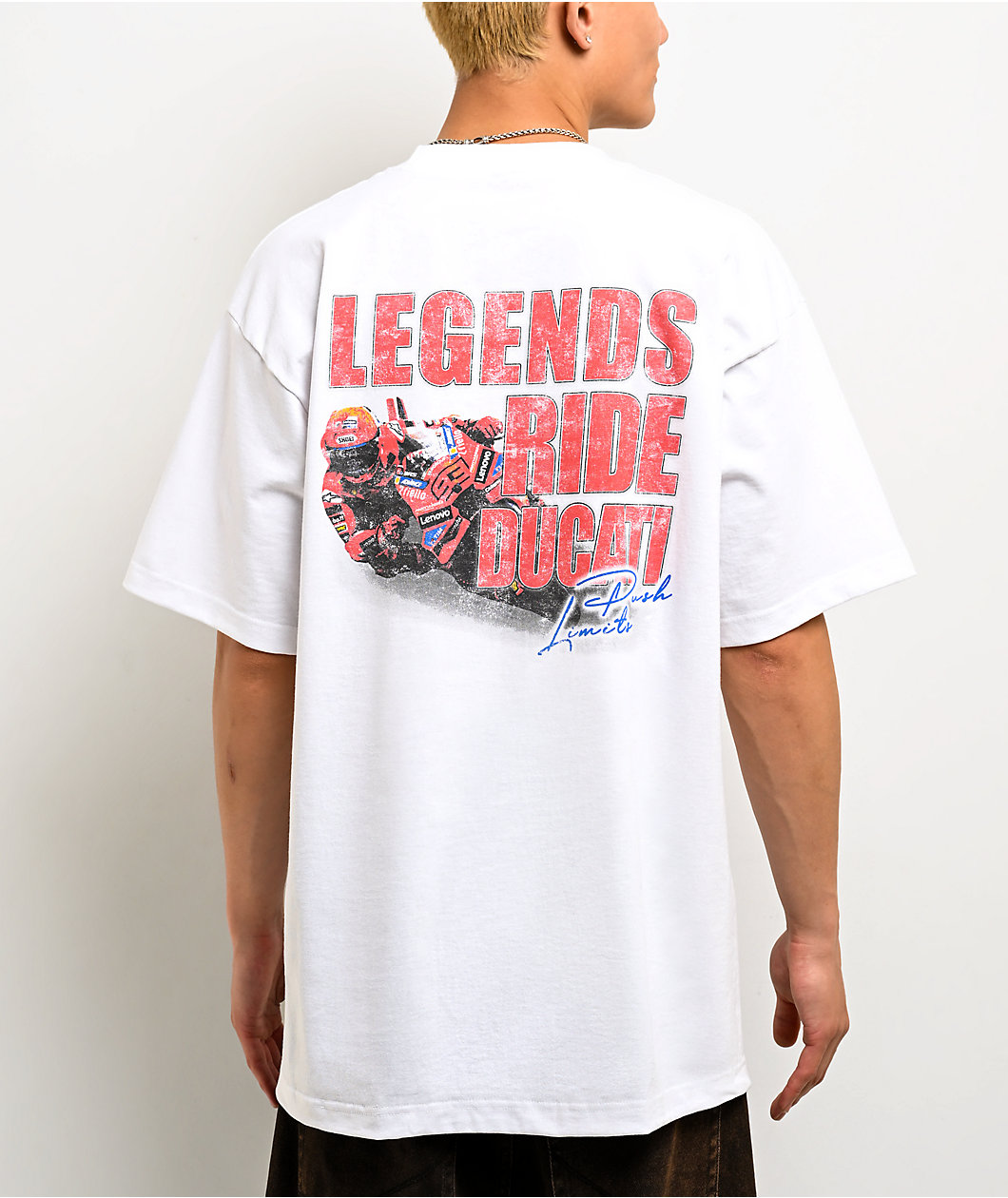 Ducati Legends Ride White T-Shirt
