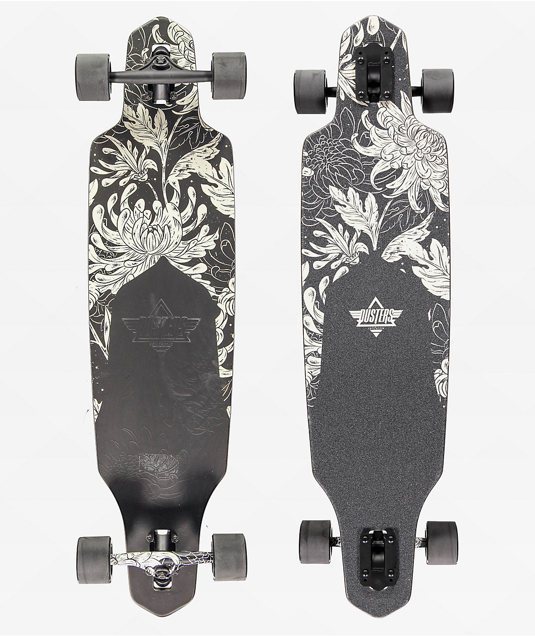 Dusters Channel Blooming 38" Drop Through Longboard Complete