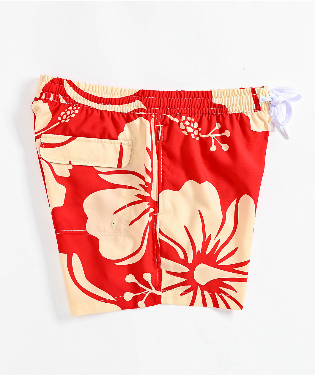 Duvin Paradise Red & White Board Shorts