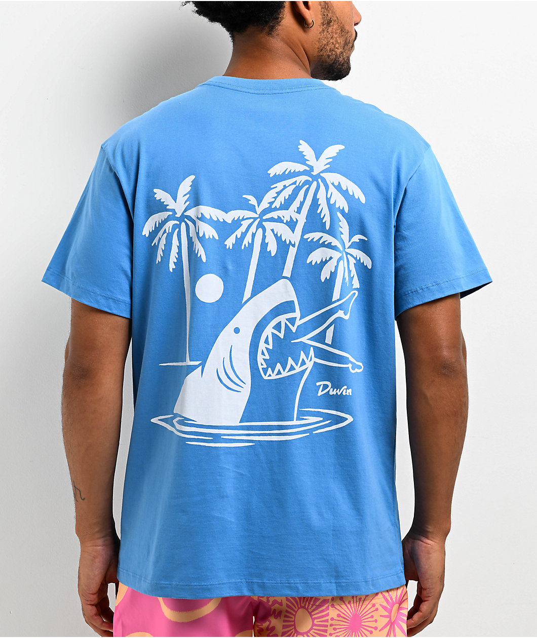 Duvin Shark Attack Blue T-Shirt