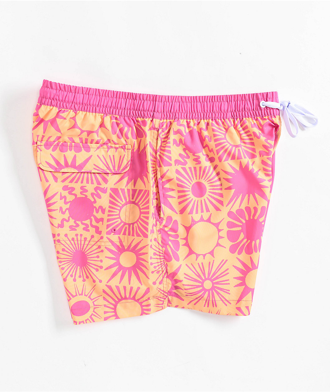 Duvin Sunburst Pink & Orange Board Shorts