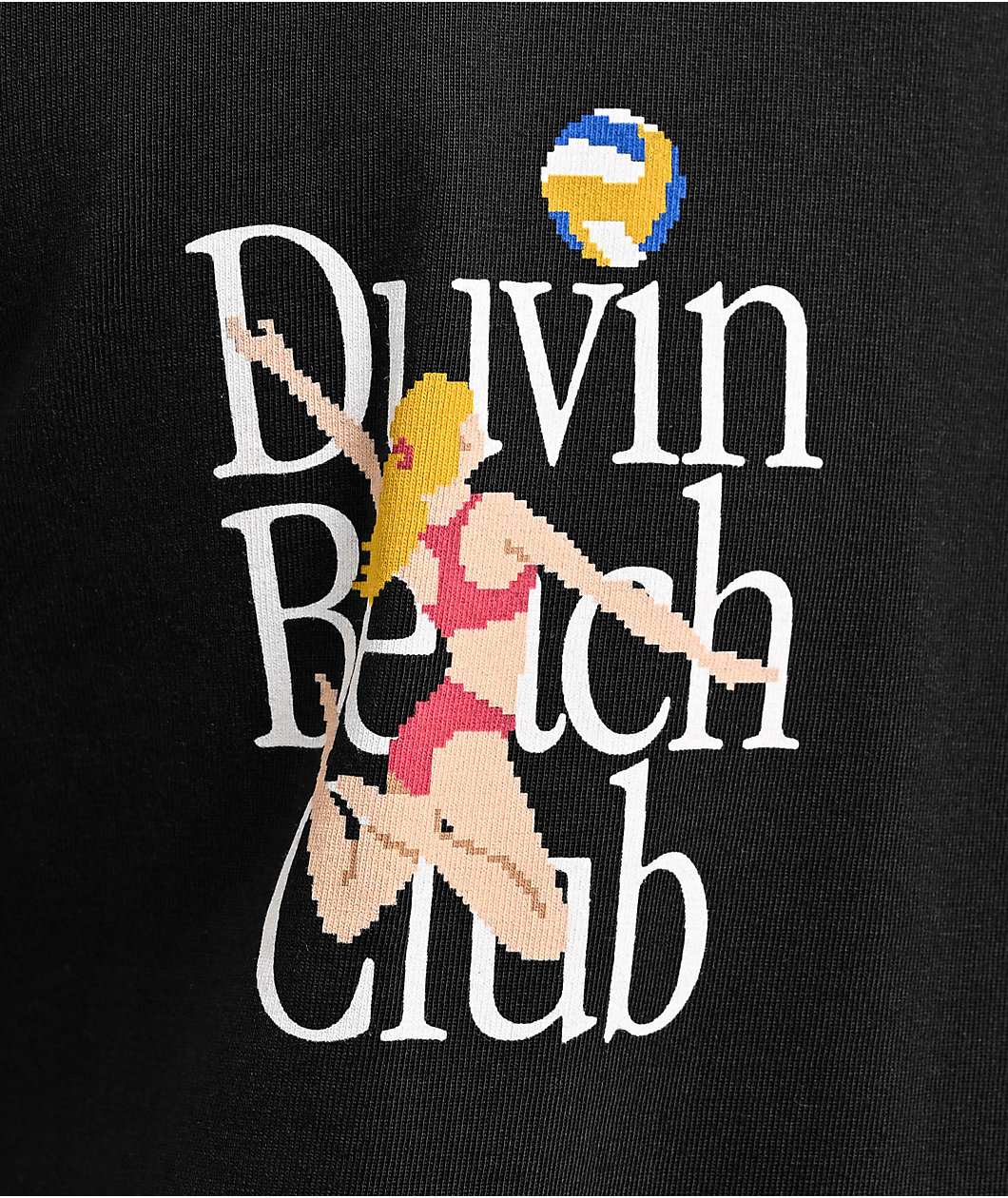 Duvin Volleyball Black T-Shirt