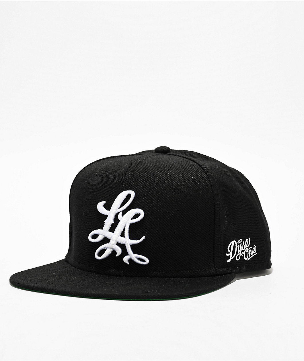 Dyse One LA Script Black Snapback Hat