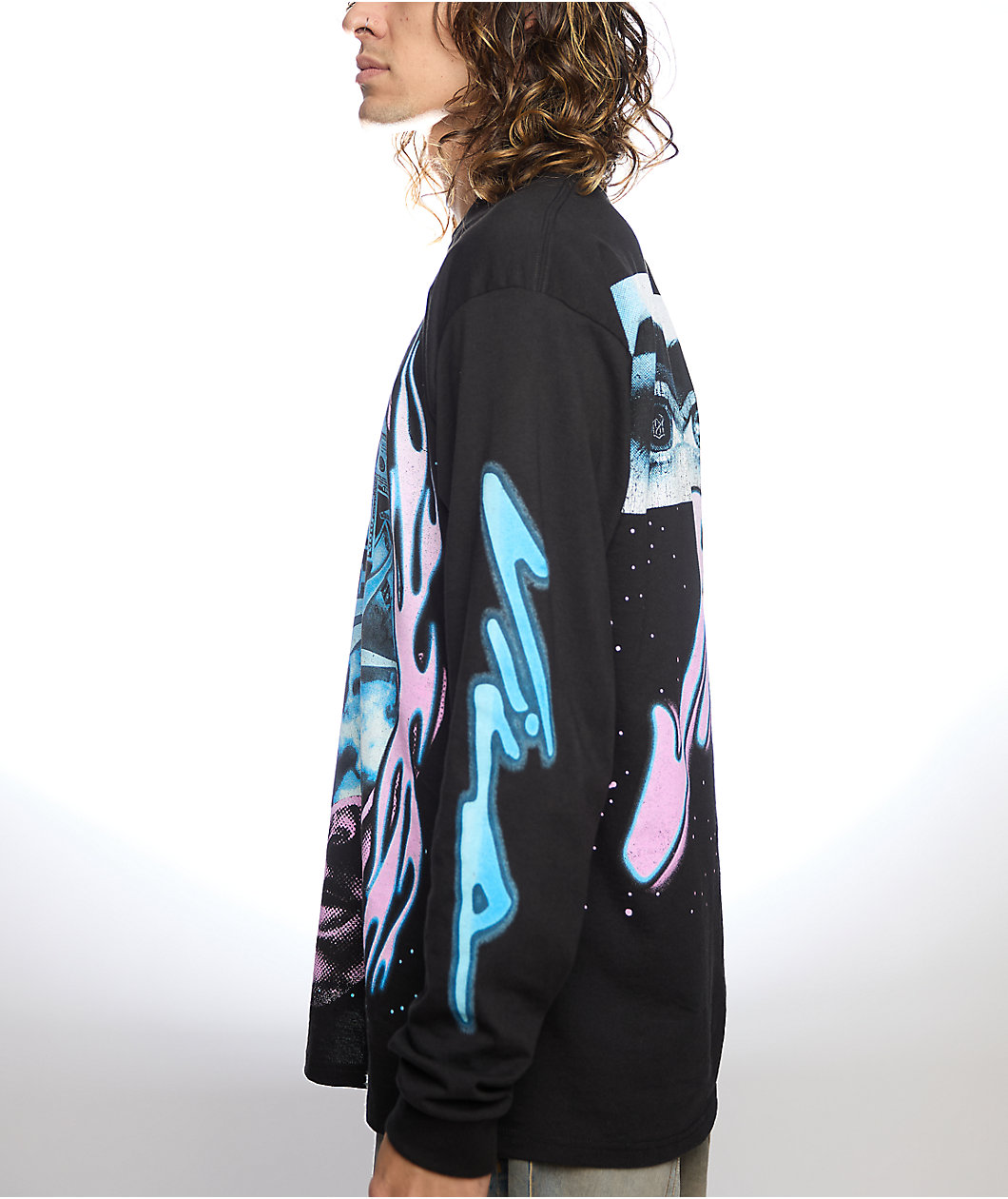 EVIL VICE Money Black Long Sleeve T-Shirt