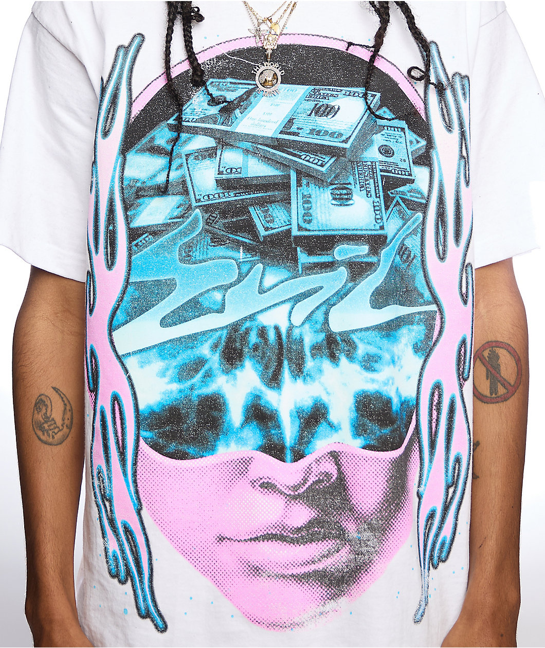 EVIL VICE Money White T-Shirt