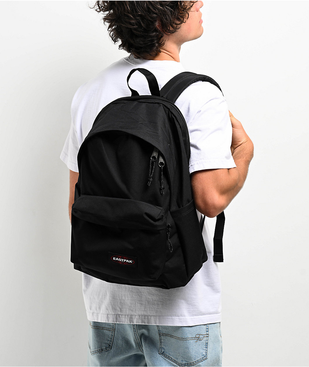 Eastpak Day Office Black Denim Backpack