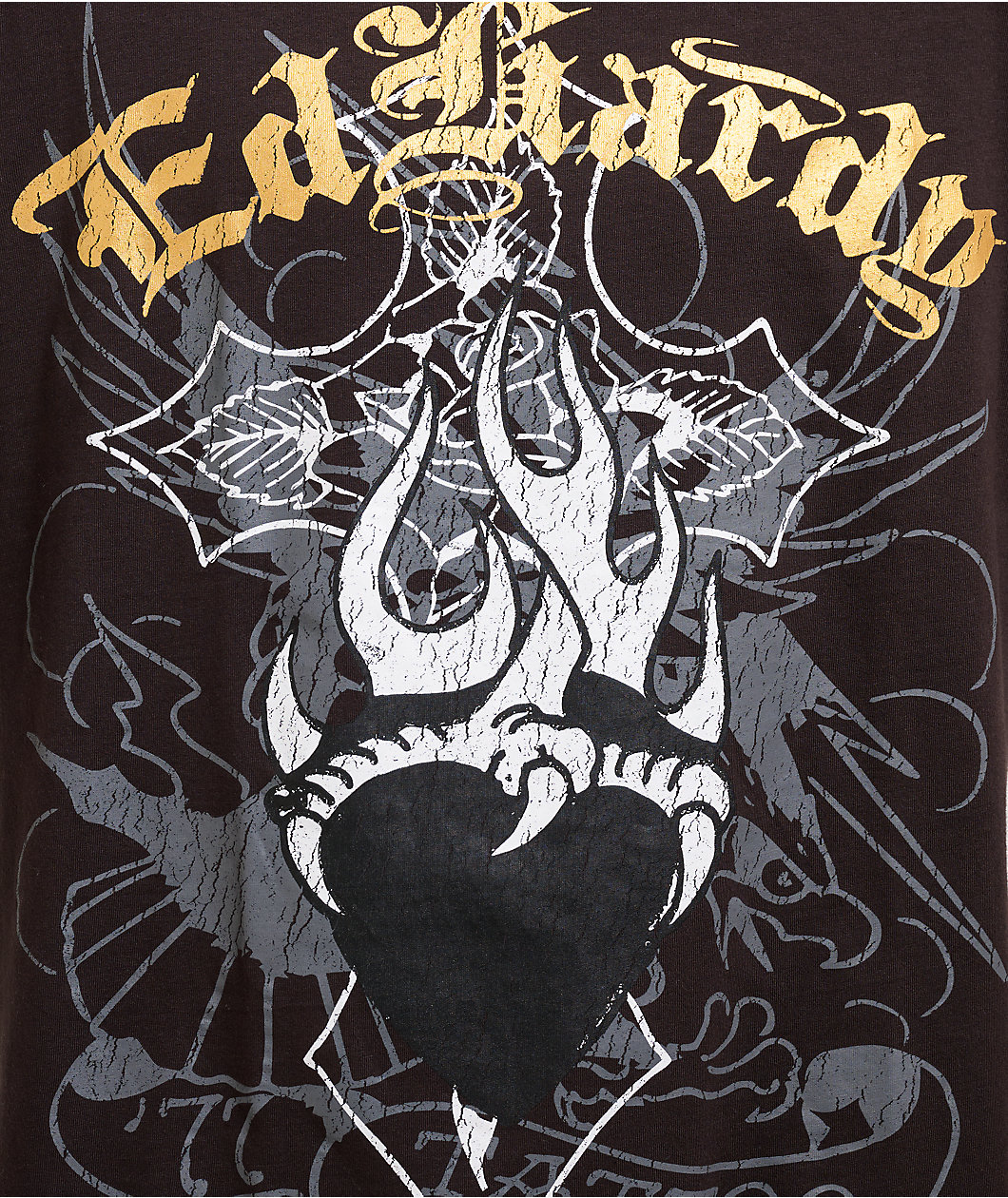 Ed Hardy Cross Black T-Shirt