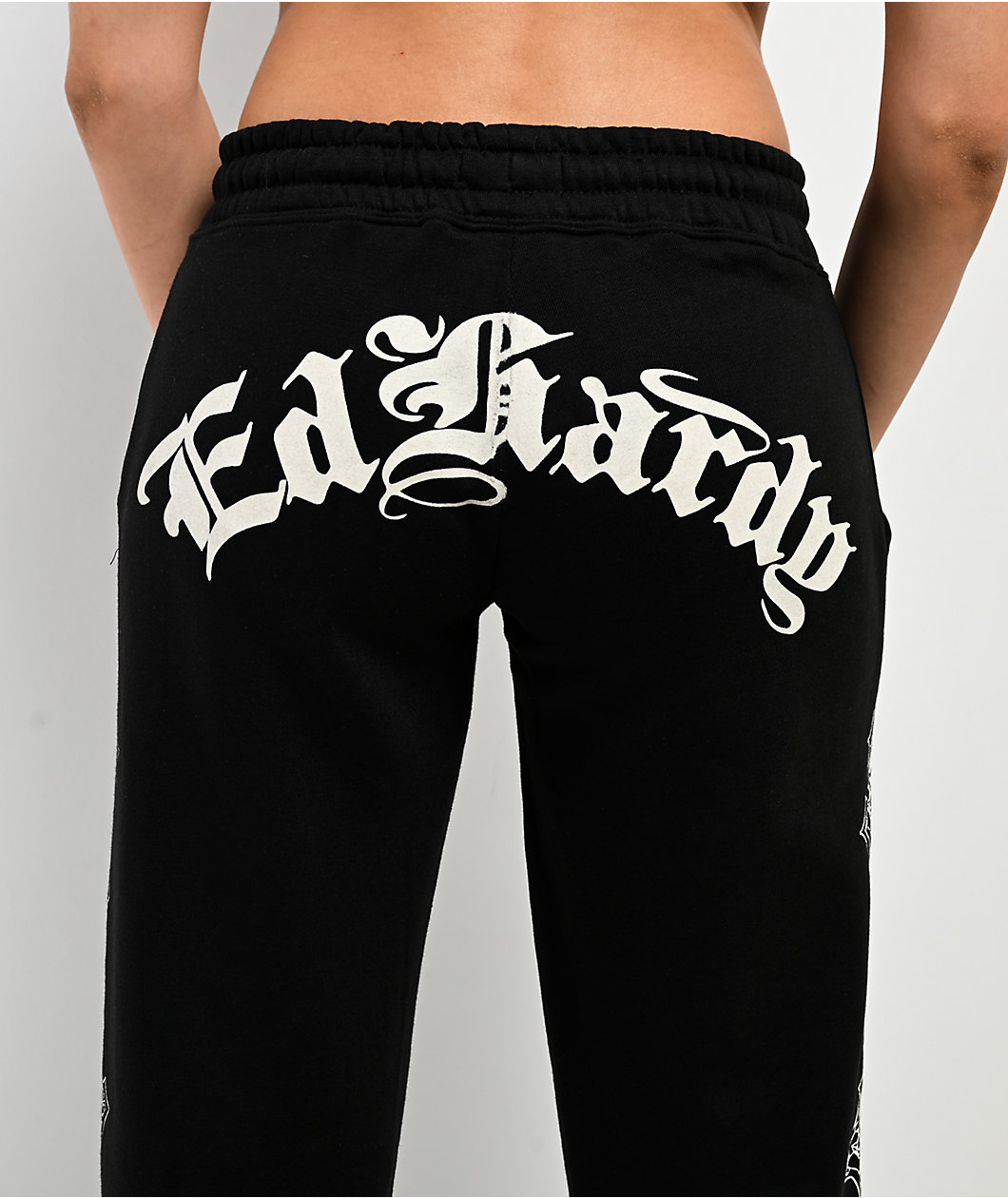 Ed Hardy Crosses Black Sweatpants