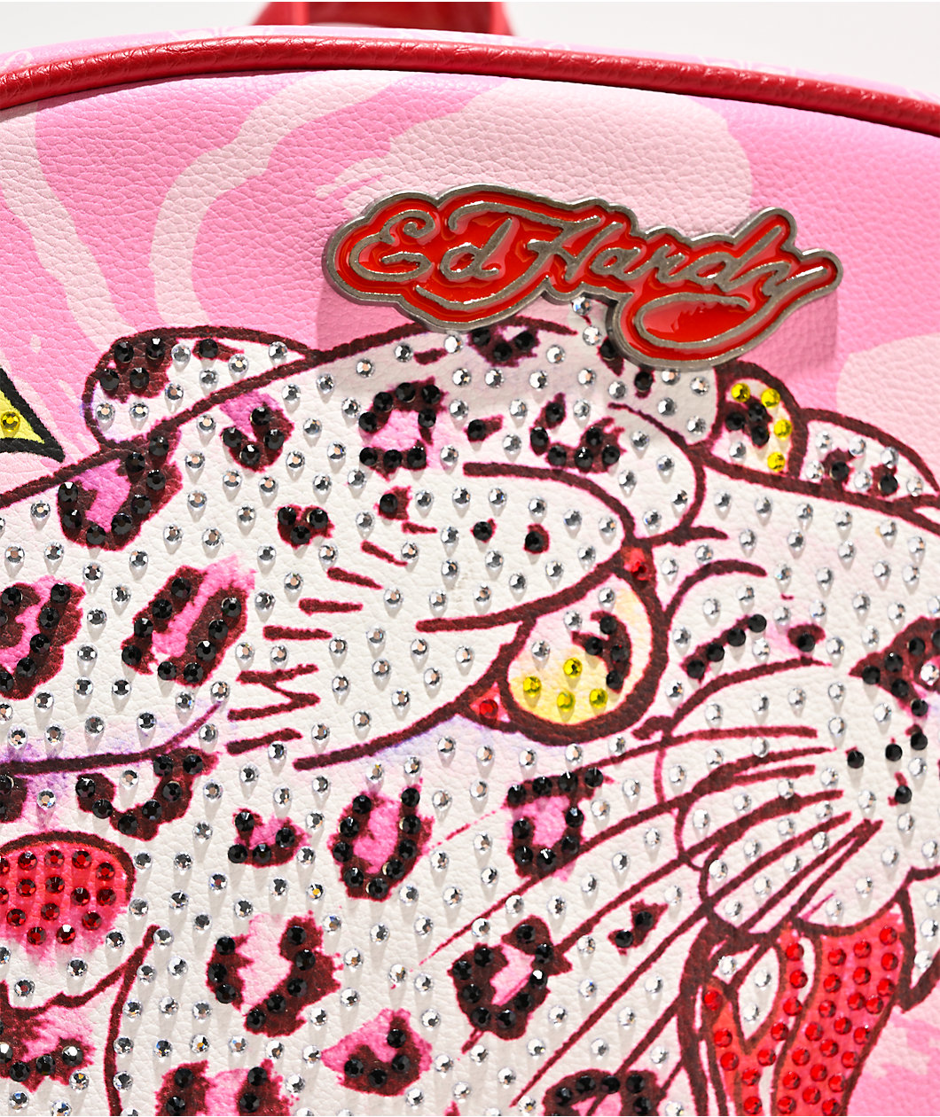 Ed Hardy Darleen Pink Backpack