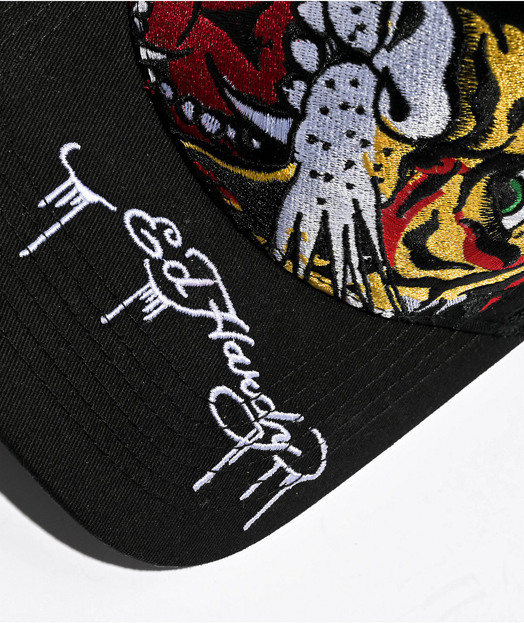 Ed Hardy Double Tiger Black Trucker Hat