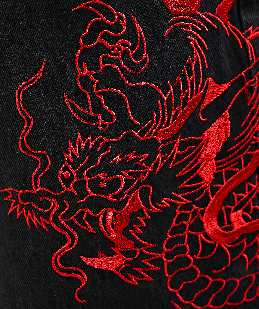 Ed Hardy Dragons Black Wash Baggy Jeans