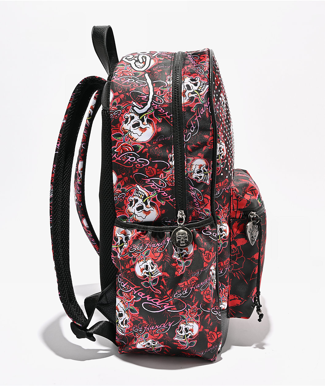 Ed Hardy Eloise Black & Red Backpack