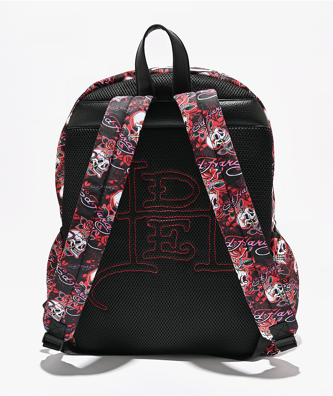 Ed Hardy Eloise Black & Red Backpack