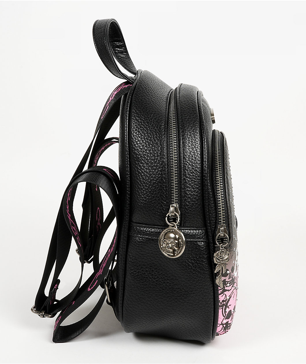 Ed Hardy Harlow Black Mini Backpack